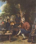 Adriaen van ostade Resting travellers oil painting picture wholesale